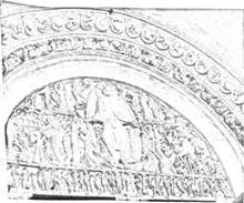 Сцена Страшного суду в тимпані собору Сен-Лазар в Отені. 1125-1145.