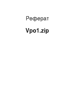 Реферат: Vpo1.zip